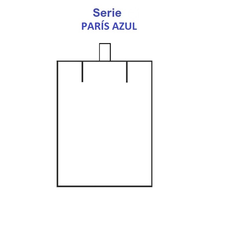 Estuche París medalla cadena mediano 60x79x30 mm.